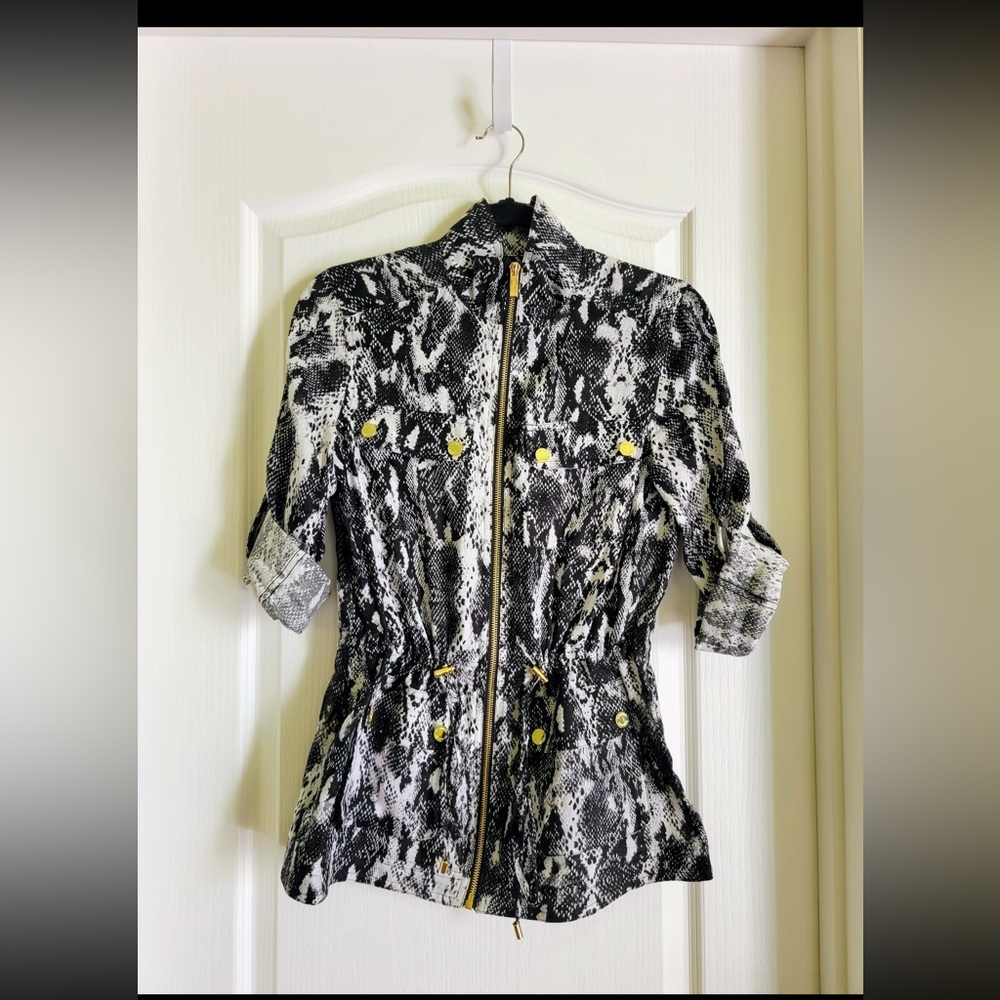 Calvin Klein Monochrome Linen Top